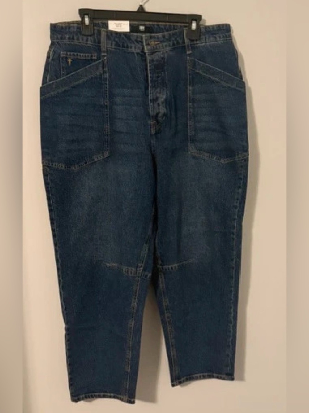 NWT Frye Women's Dark Blue Barrel Jeans 12